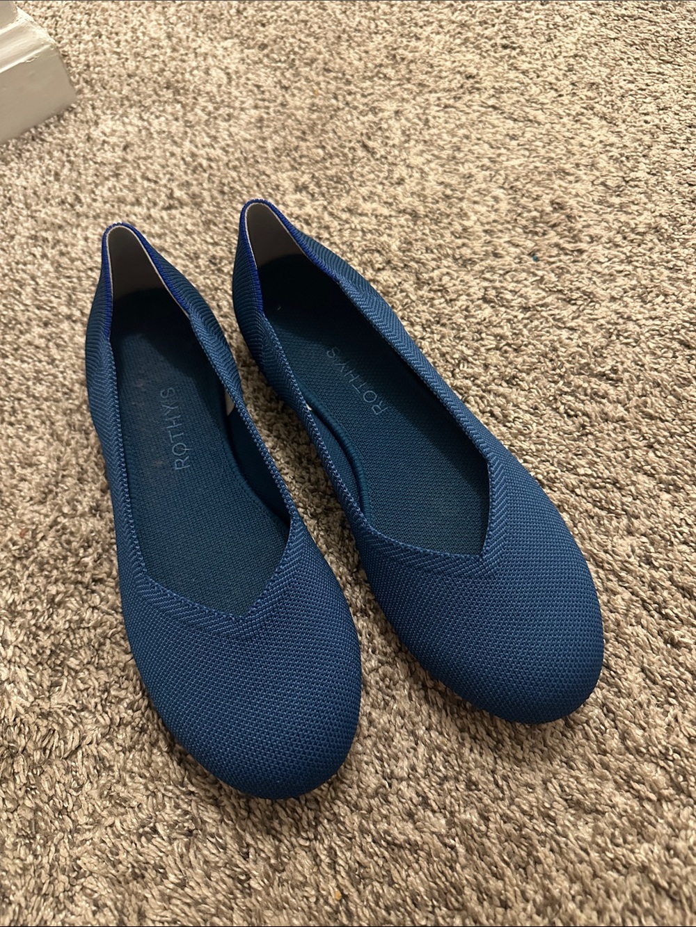 Rothy's Royal Blue Knit Ballet Flats - Women - Picture 2 of 5